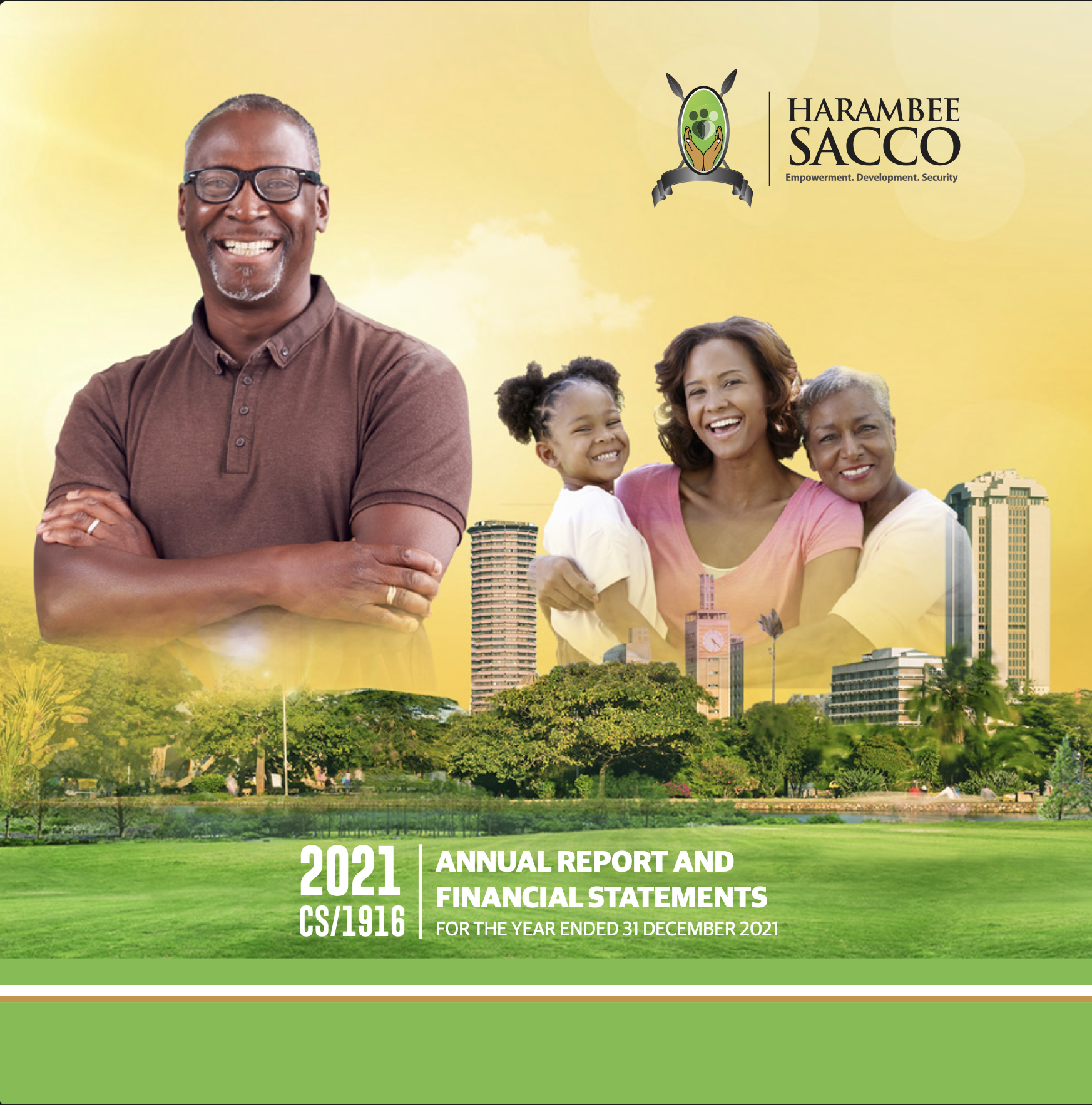 Harambee SACCOO 2021 Annual Report and Financial Statements cover